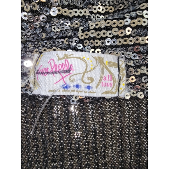 FREE PEOPLE Party On Sequin Kimono Jacket Duster - Picture 9 of 11